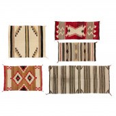 FIVE NAVAJO BLANKETS (lot of 5