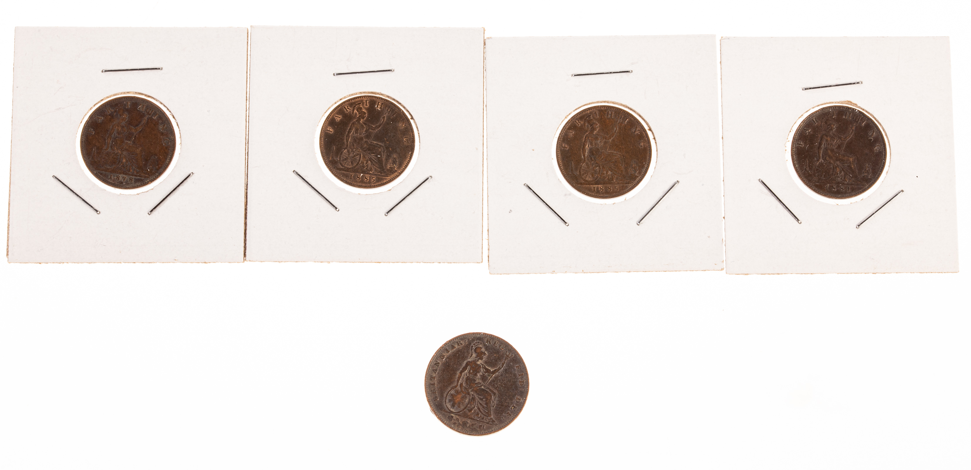 FIVE NICE 19TH CENTURY ENGLISH