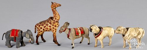 FIVE NODDING HEAD ANIMAL