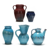 FIVE NORTH CAROLINA POTTERY IT