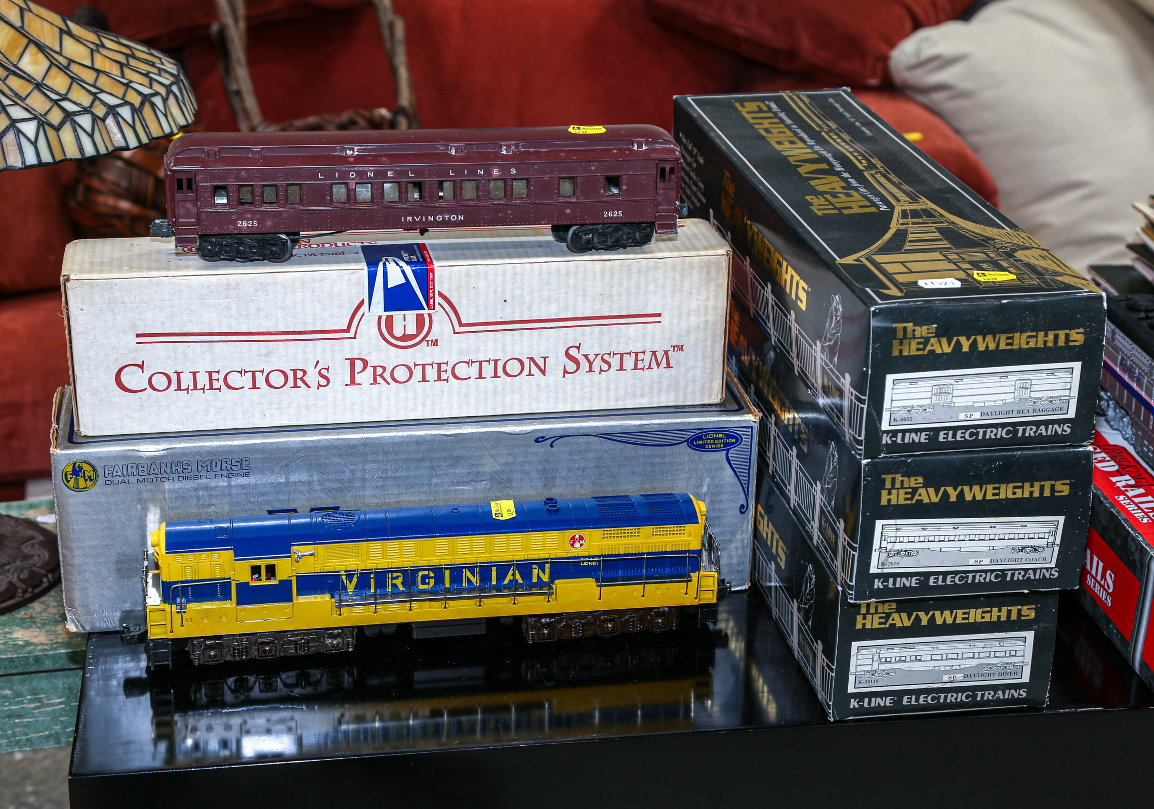 FIVE "O" GAUGE MODEL RAILWAY
