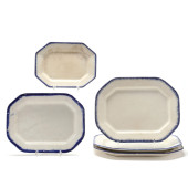 FIVE OCTAGONAL BLUE FEATHER EM