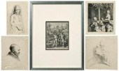 Five Old Master engravings, (1