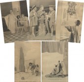 Five Original Book Illustratio