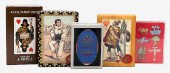 FIVE PACKS OF PLAYING CARDS.Fi