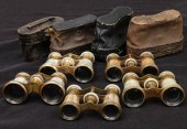 FIVE PAIR 19C FRENCH MOTHER OF