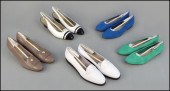 FIVE PAIRS OF SALVATORE FERRAG