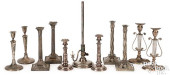 FIVE PAIRS OF SHEFFIELD CANDLE