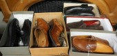 FIVE PAIRS OF SHOES (FERRAGAMO