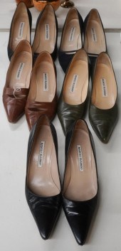FIVE PAIRS OF WOMEN'S SIZE 39