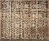 FIVE PANEL WROUGHT IRON ROOM D