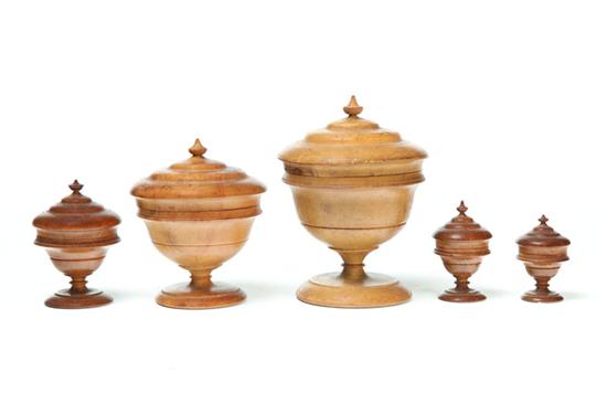 FIVE PEASEWARE CONTAINERS.  Ohio 