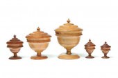 FIVE PEASEWARE CONTAINERS.  Oh