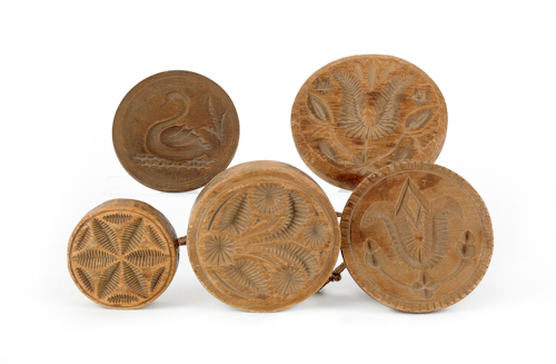 Five Pennsylvania carved