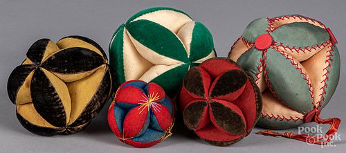 FIVE PENNSYLVANIA CLOTH SEWING