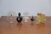 FIVE PERFUME BOTTLES  DORSAY