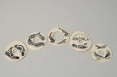 FIVE PETER MAYAC SCRIMSHAW MAR