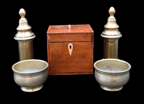 FIVE PIECE ANTIQUE GROUPFive