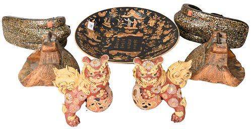 FIVE PIECE ASIAN GROUPINGFive Piece