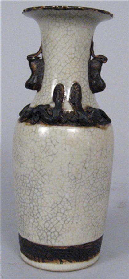 Five piece Asian Style vases