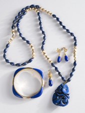 FIVE-PIECE BLUE LAPIS LAZULI J