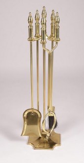 FIVE PIECE BRASS DOUBLE LEMON