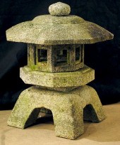 FIVE PIECE CARVED GRANITE CHIN