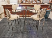 FIVE-PIECE CAST IRON CAFE' TAB
