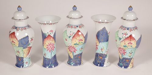 FIVE PIECE CHINESE EXPORT STYLE