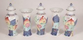 FIVE PIECE CHINESE EXPORT STYL
