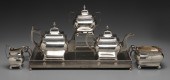 Five-Piece Coin Silver Tea Ser