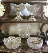 Five-Piece Collection of Cut G