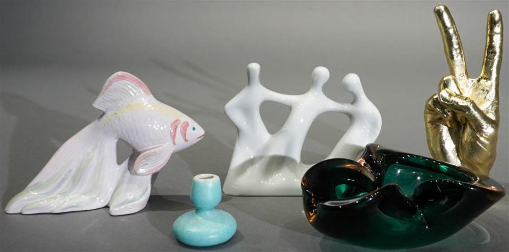 FIVE PIECE COLLECTION OF