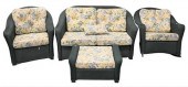 FIVE PIECE CONTEMPORARY WICKER