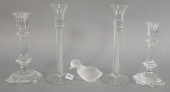 FIVE PIECE CRYSTAL GROUP TO IN