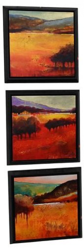 FIVE PIECE DECORATIVE WALL ART