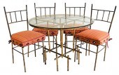 FIVE PIECE FAUX BAMBOO BISTRO/
