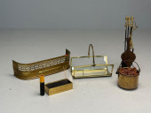 FIVE PIECE FIREPLACE TOOL SET<