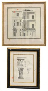 FIVE PIECE FRAMED ARCHITECTURA