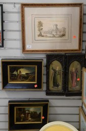 FIVE PIECE FRAMED GROUP, TO IN