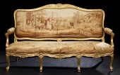 Five-Piece French Carved Giltw