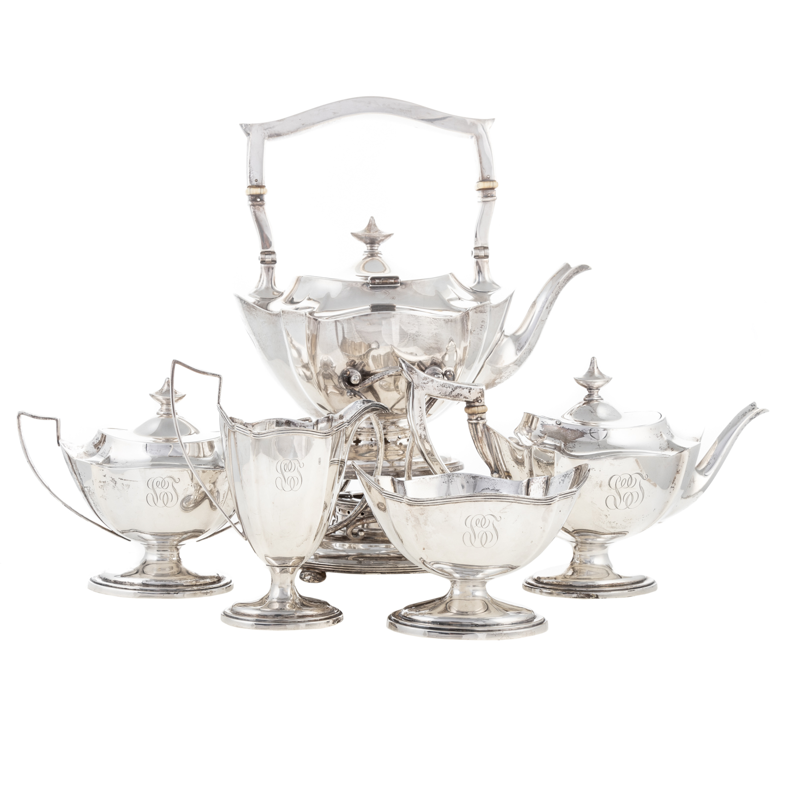FIVE-PIECE GORHAM STERLING