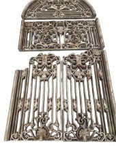 FIVE-PIECE GOTHIC STYLE SILVER