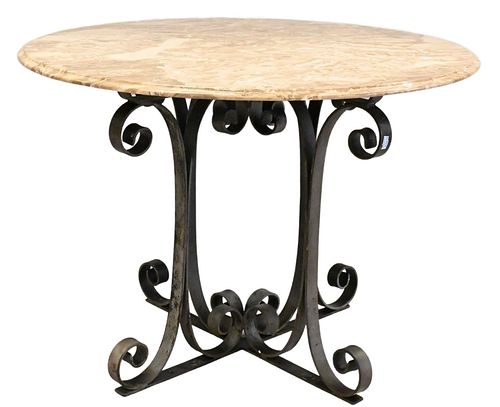 FIVE PIECE GRANITE TOP ROUND