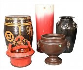 FIVE PIECE GROUP OF ASSORTED A