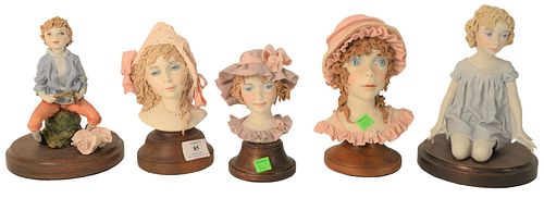 FIVE PIECE GROUP OF BONNI PORTER
