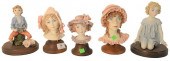FIVE PIECE GROUP OF BONNI PORT