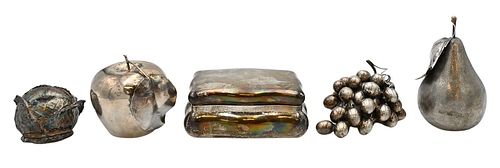 FIVE PIECE GROUP OF BUCCELLATI