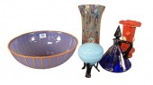 FIVE PIECE GROUP OF CZECH ART