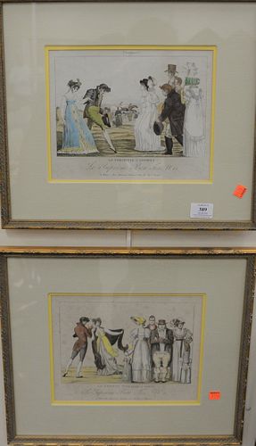 FIVE PIECE GROUP OF ENGRAVINGS,